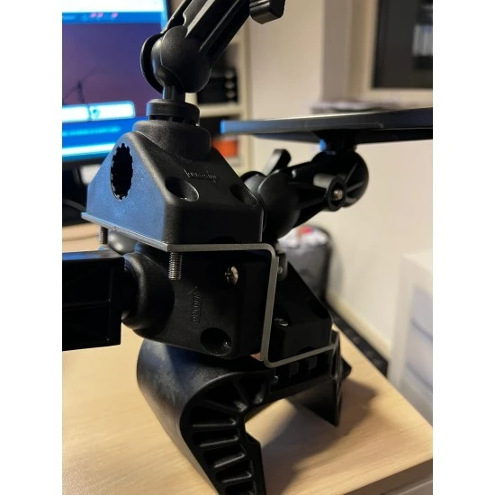 Soporte De Transductor Scotty Con Montaje En Espejo De Popa Montaje Grande - Imagen 9