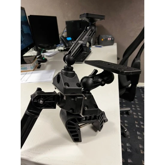 Soporte De Transductor Scotty Con Montaje En Espejo De Popa Montaje Grande - Imagen 12