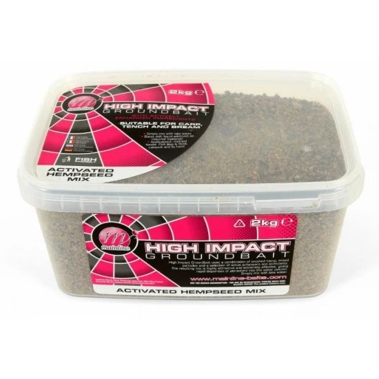 Mainline High Impact Groundbait Active Hempseed Mix 2kg