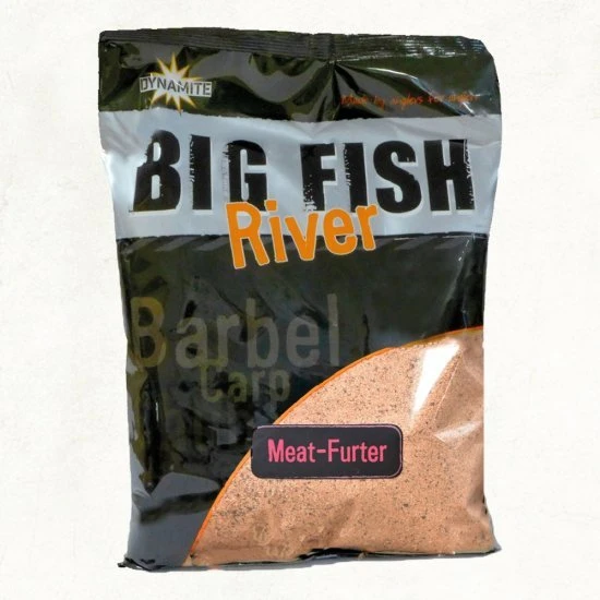 DYNAMITE BAITS Dinamita Big Fish River Groundbait Meat Furter 1.8kg