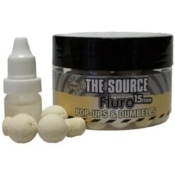 DYNAMITE BAITS Fuente De Dinamita Fluro Pop-Ups Blanco 20mm